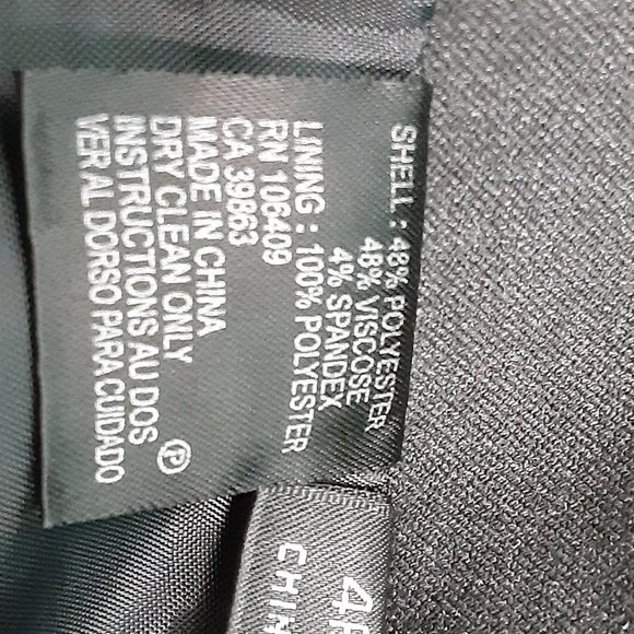 A-Line Black Skirt Tahari West Riding Buttons size 4P - Picture 7 of 7